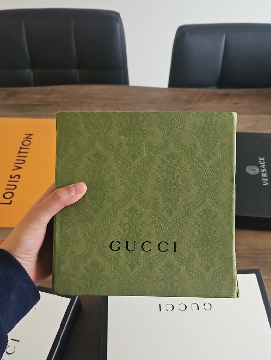 Gucci Other - GUCCI Men's Accessory Box - Olive Green